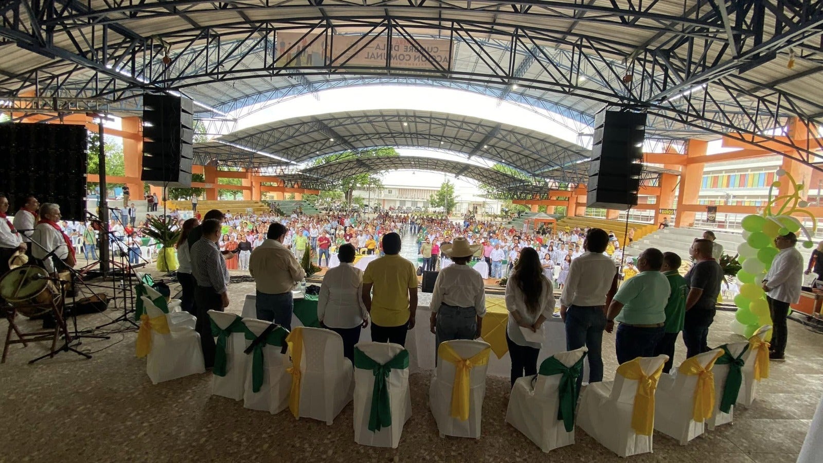 Encuentro líderes comunales en el Huila.