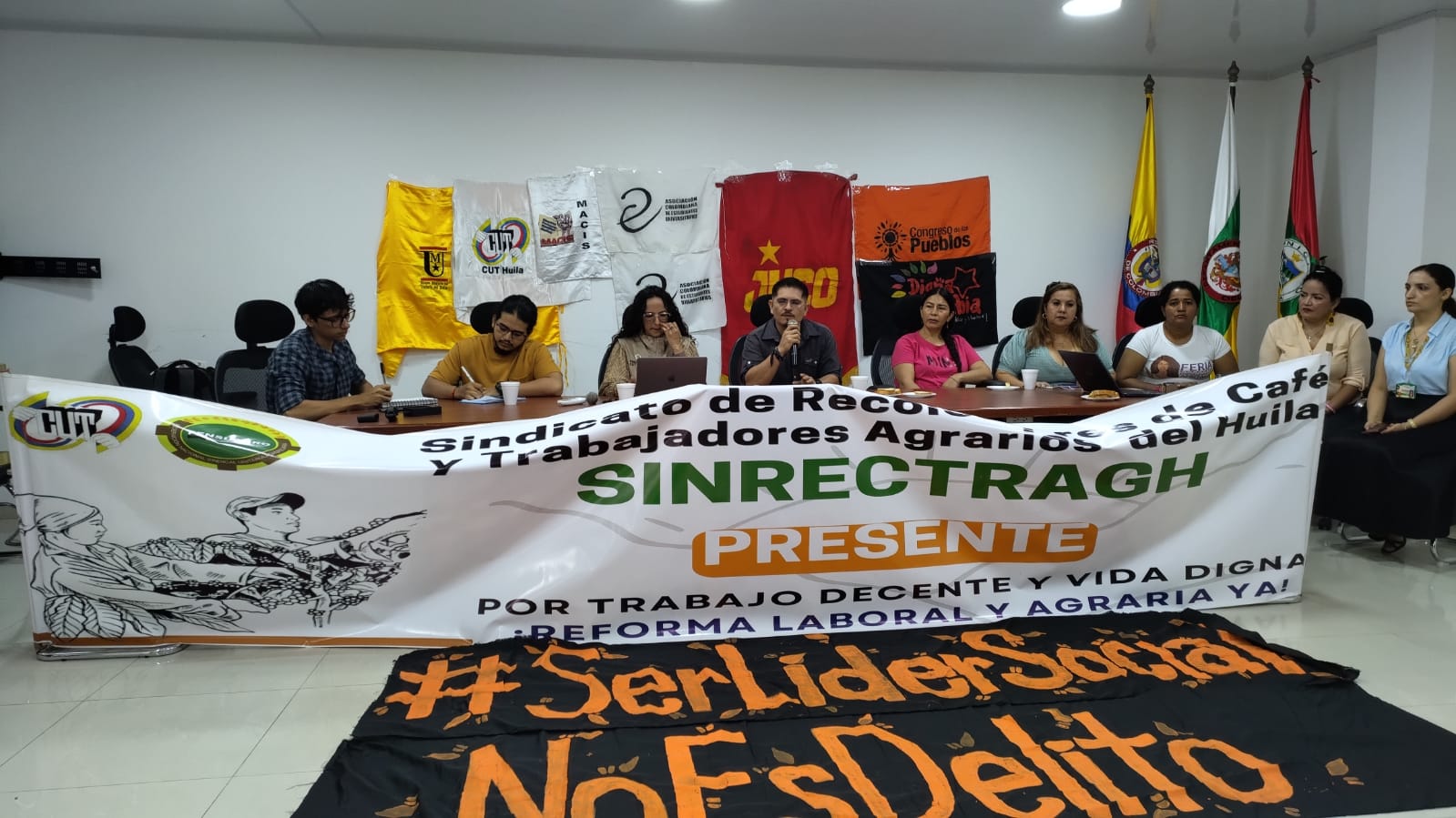 Lideres defensores derechos humanos Huila