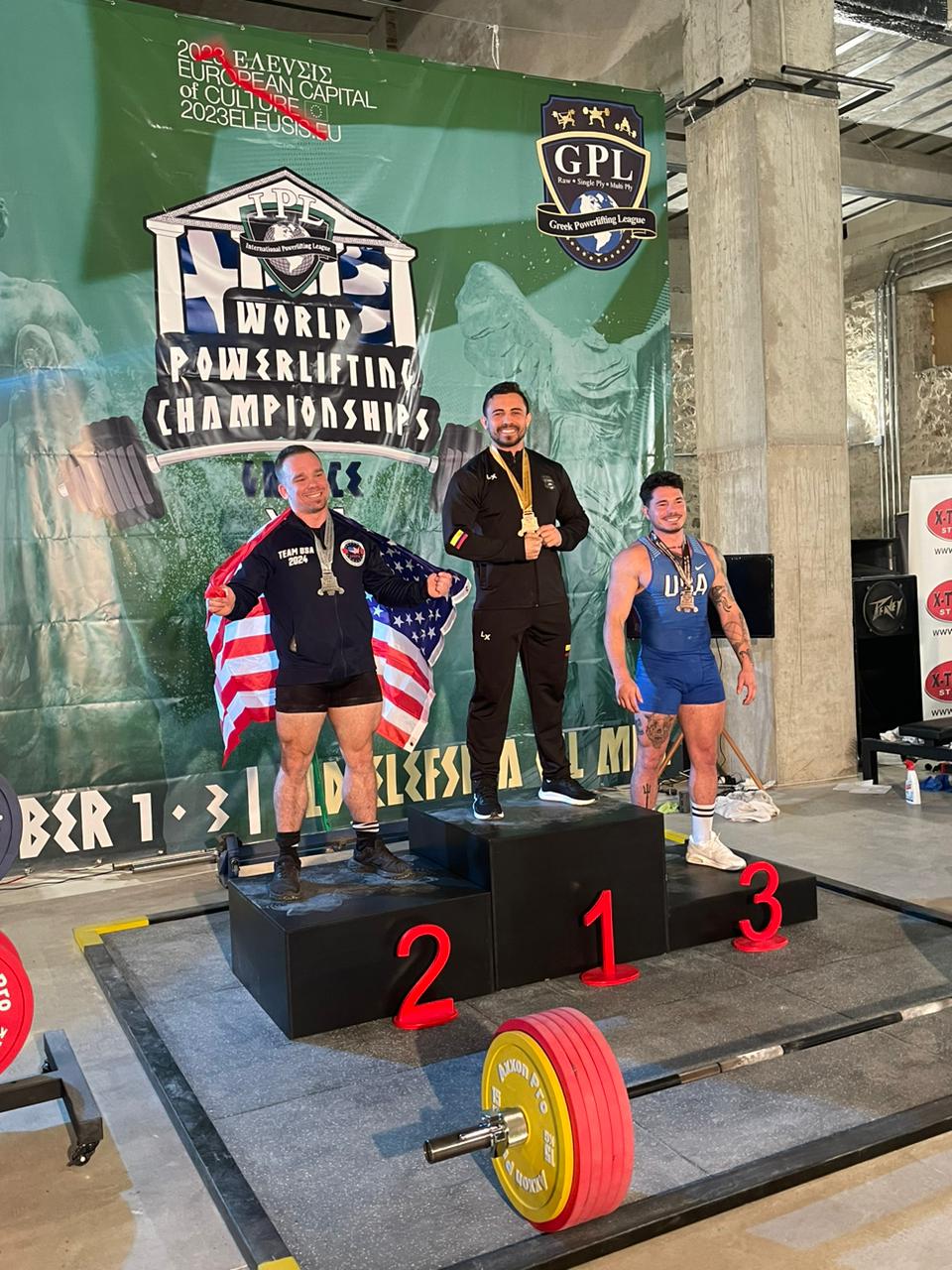 Jorge Solano, Colombia, Mundial IPL, Atenas, Grecia, Powerlifting