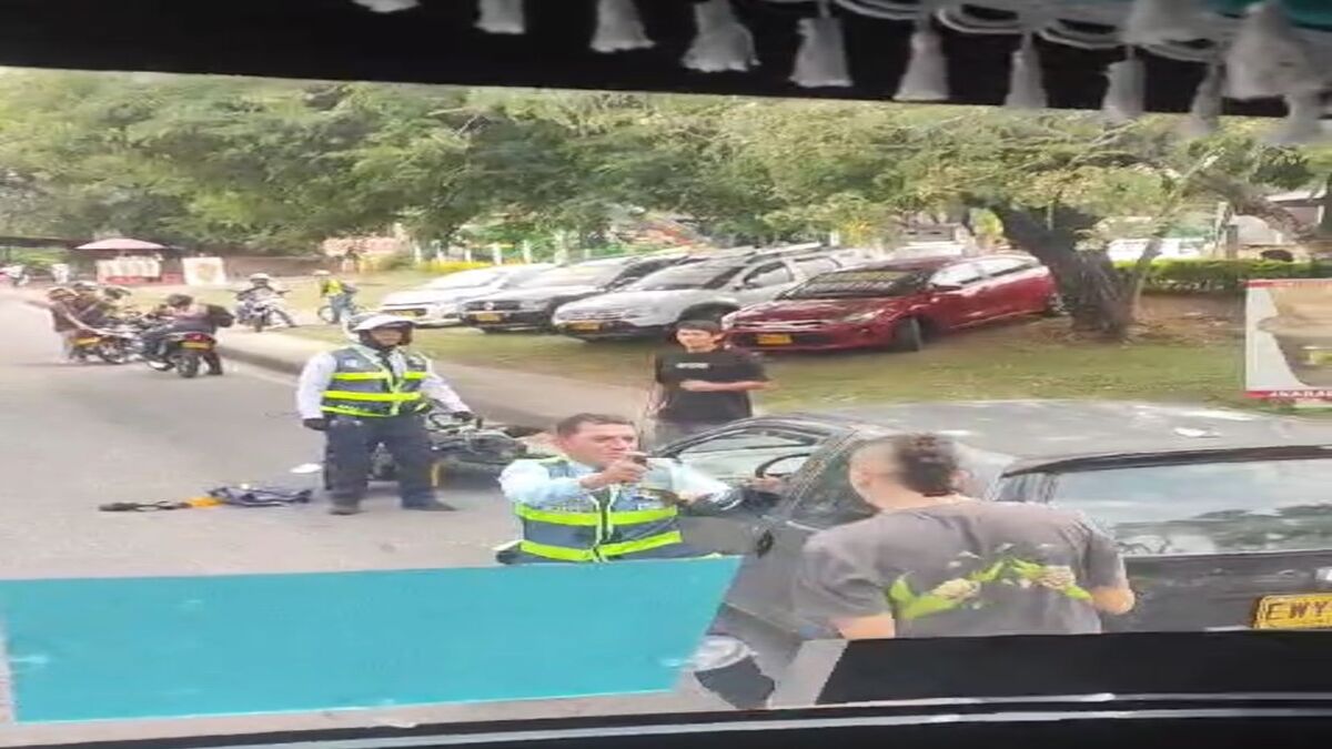 Agentes de tránsito agredidos en Ibagué