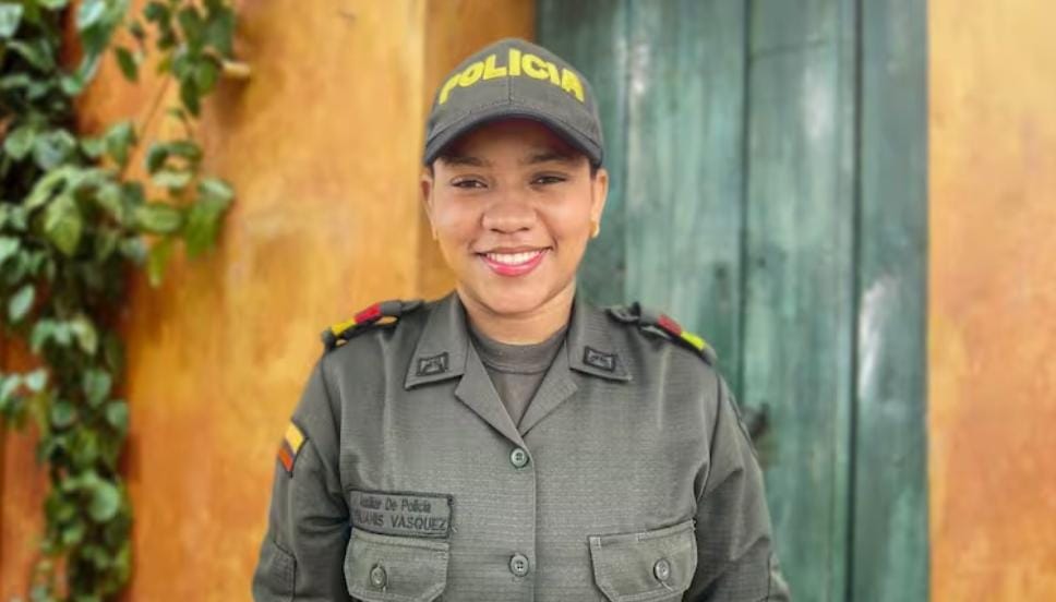 Yulianis Vásquez Galán, auxiliar de Policía