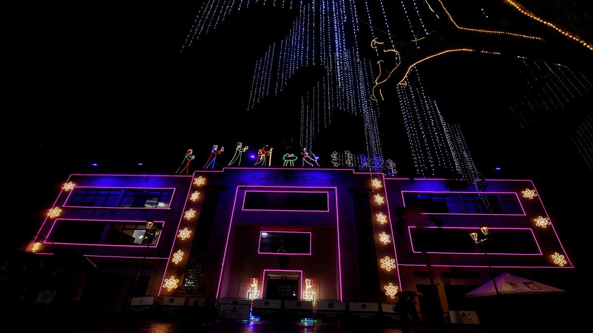 Iluminación navideña ibague 2024