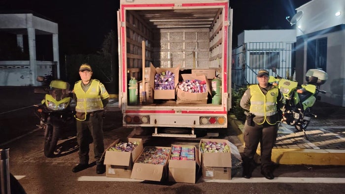 Incautación de pólvora Tolima | Pólvora en el Tolima | Fin de año Tolima | Diciembre 2024