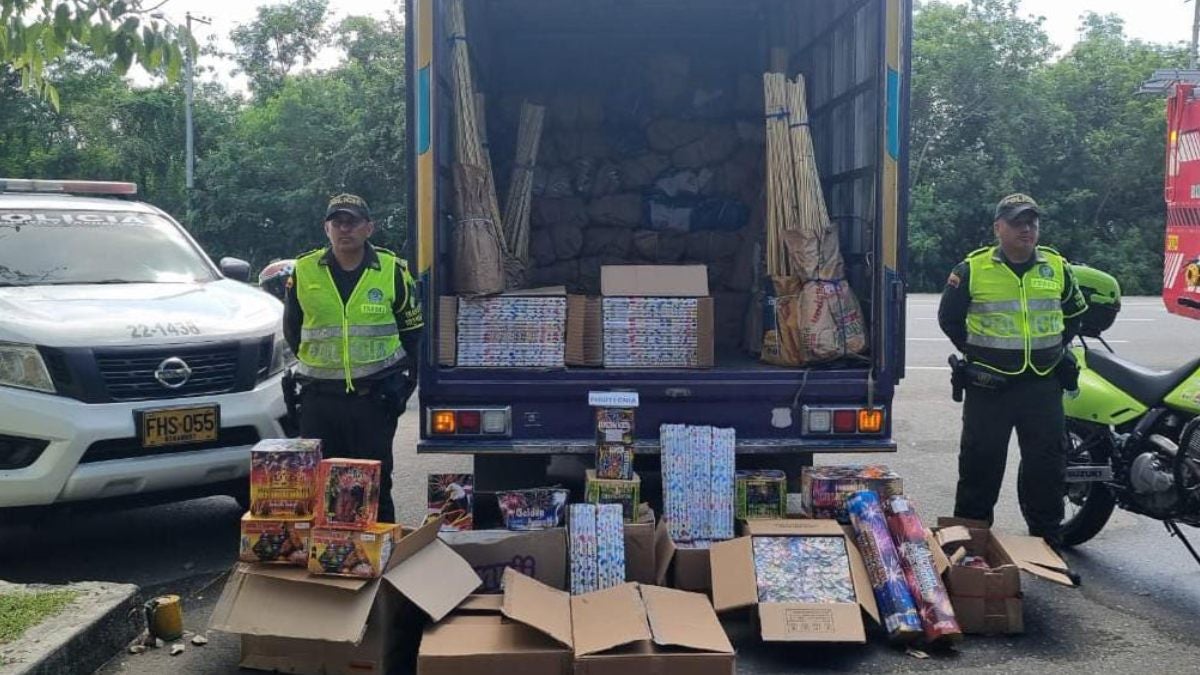 Incautación de pólvora | operativos fin de año | Tolima | Diciembre 2024