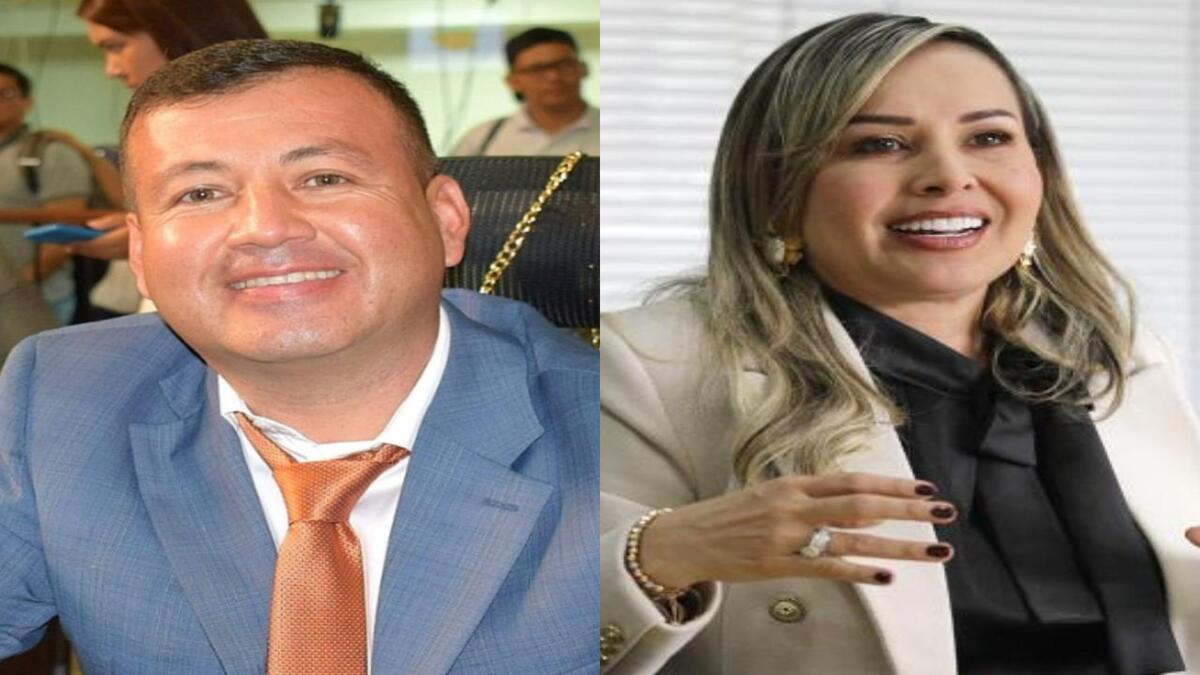 Johana Aranda y Jhon Gomez