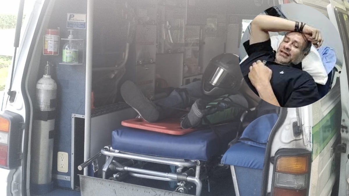 Periodista accidentado