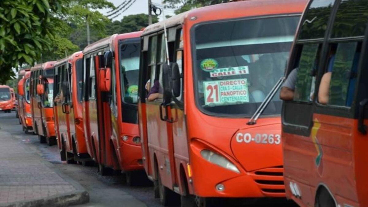 Paro de busetas ibagué