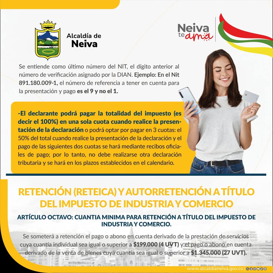 Calendario Tributario Neiva 2025
