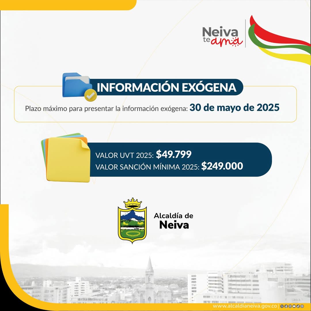 Calendario Tributario Neiva 2025