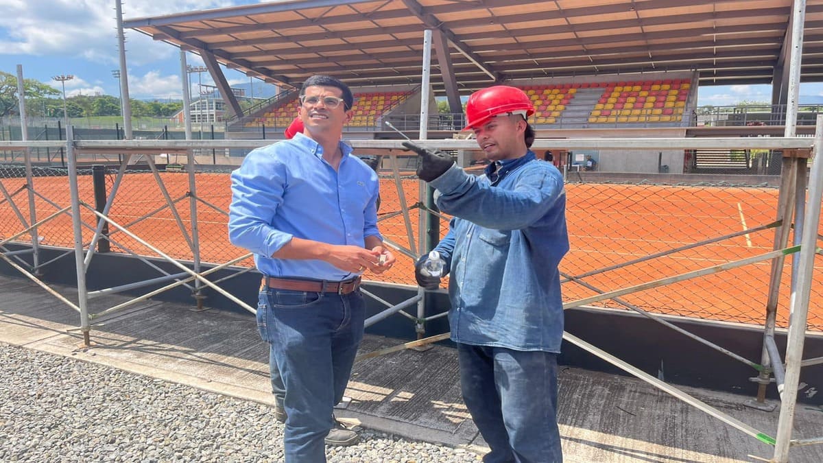 El Complejo de Raquetas de Ibagué, a punto para albergar la Davis Cup 2025