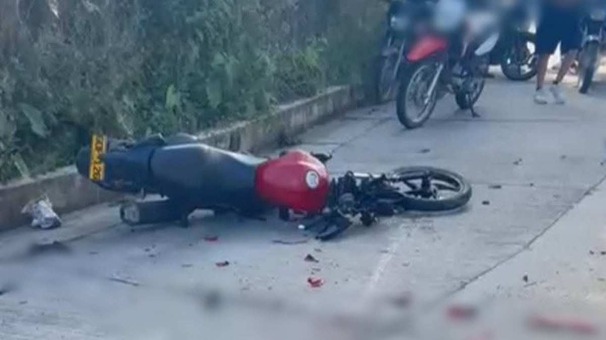 Grave accidente de tránsito en la vía Palocabildo - Frías, deja dos motociclistas en estado crítico