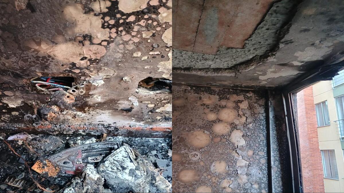 Incendio estructural Ibagué