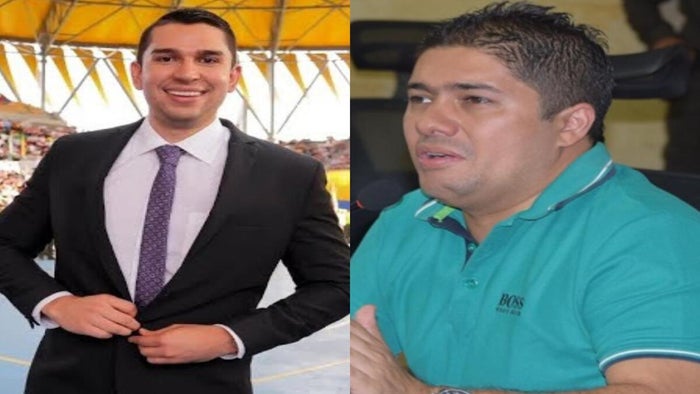 Concejal Cesar Franco y Juan David Ortiz