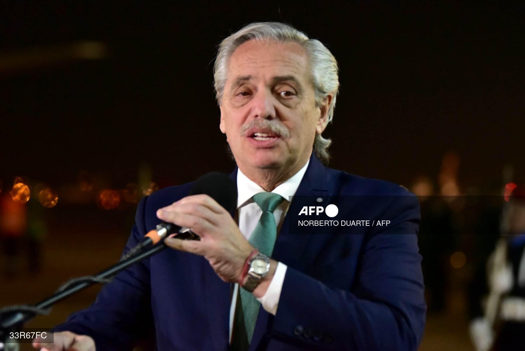 El expresidente argentino Alberto Fernández