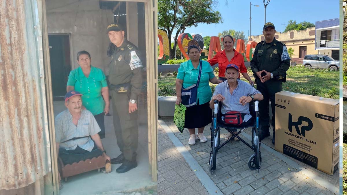 entrega de silla de ruedas