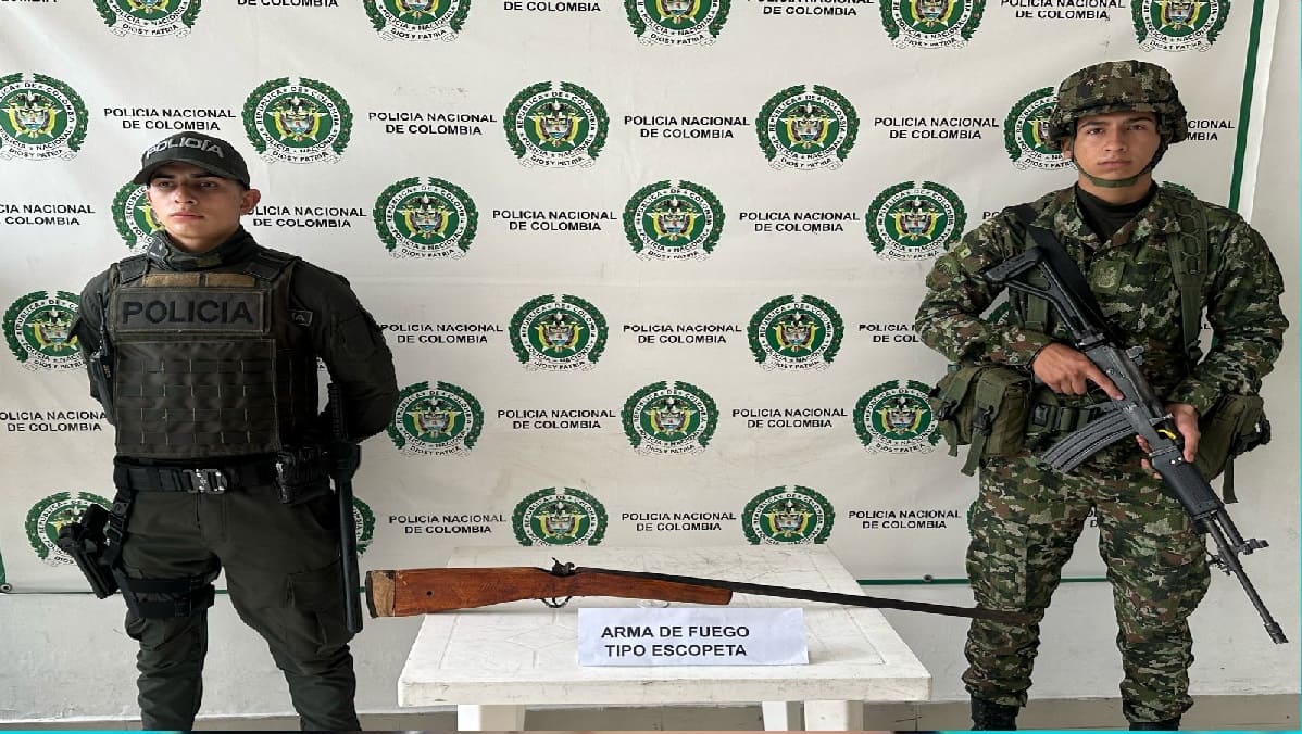 incautación de escopeta