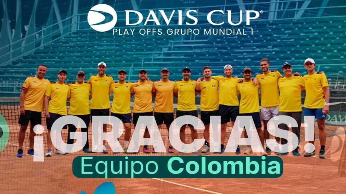 La selección Colombia superó a Barbados en Davis Cup Ibagué 2025