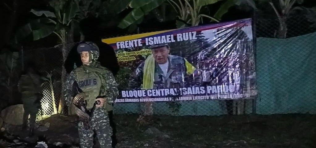 Vallas alusivas al frente 'Ismael Ruiz' Huila