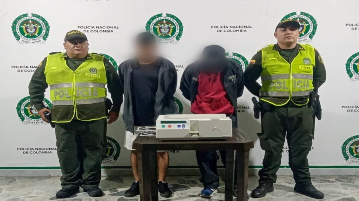 Dos hombres, de 42 y 49 años, fueron capturados en el barrio Ricaurte parte alta