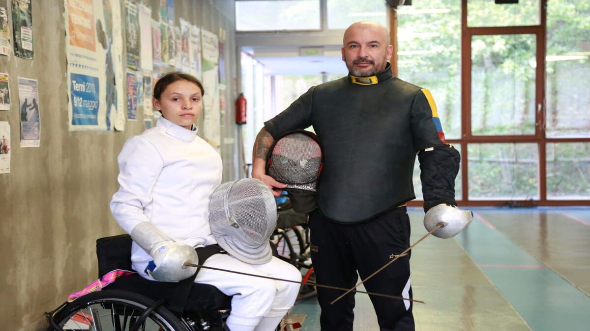 Yulieth Londoño y Yiovani Gil estarán en la Copa Mundo de Paraesgrima en Brasil