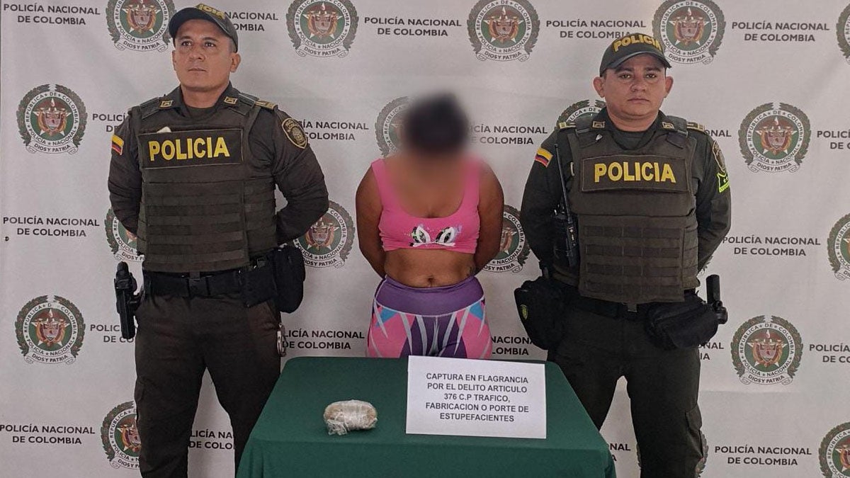 capturada en flagrancia