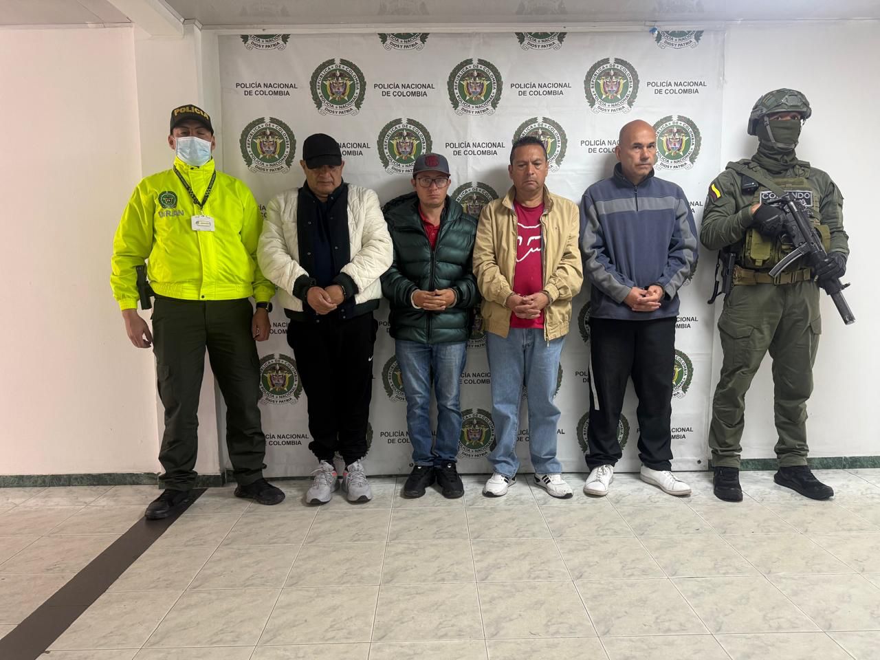 Los capturados estarían siendo extraditado en los próximo días