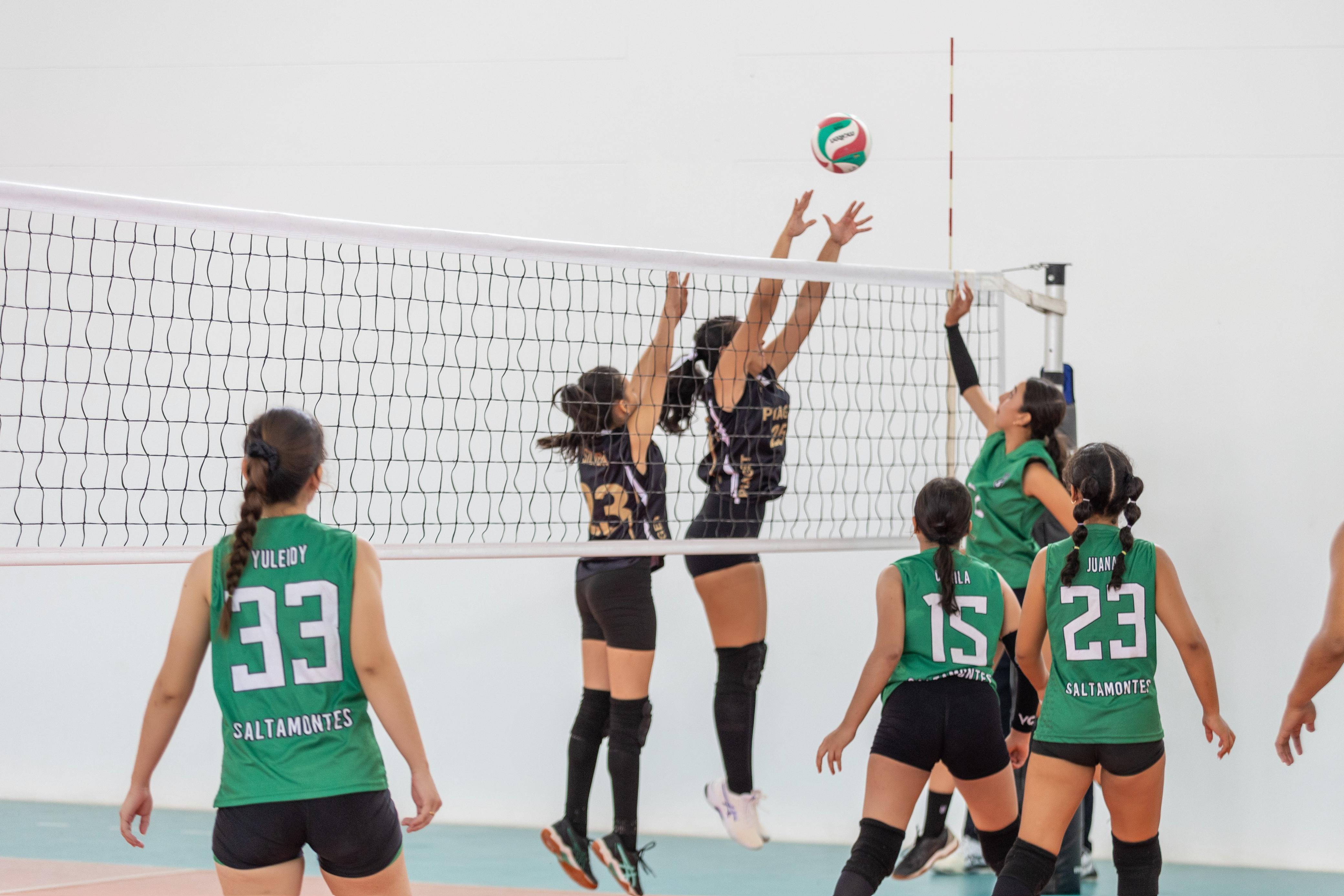 Deportistas voleibol femenino