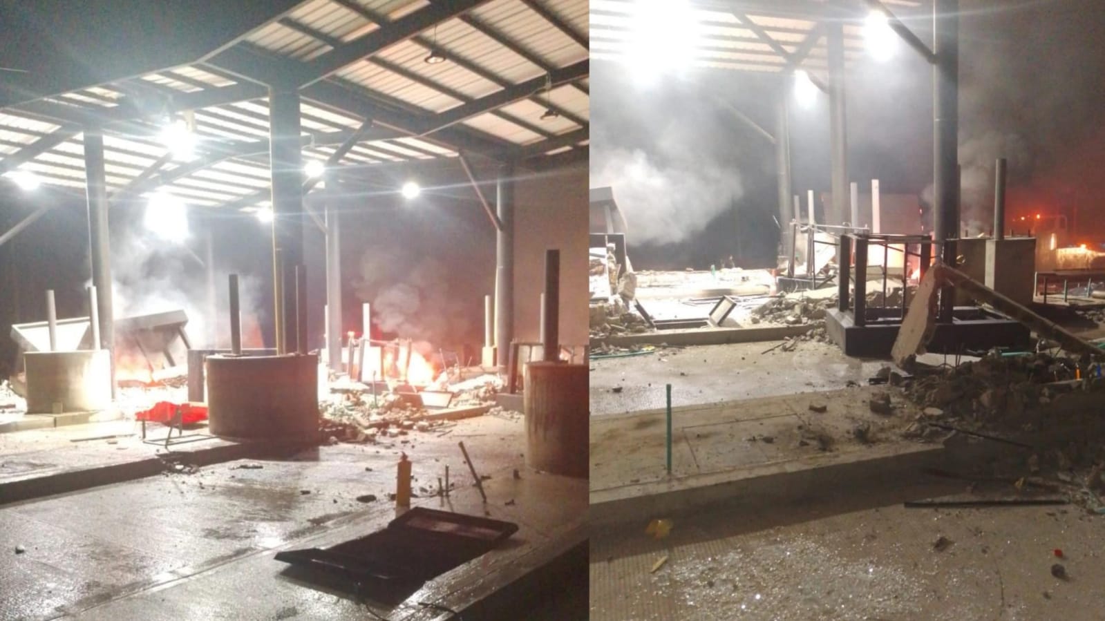 Queman peaje ubicado en La Ruta 45 entre el municipio de Hobo y Gigante, Huila