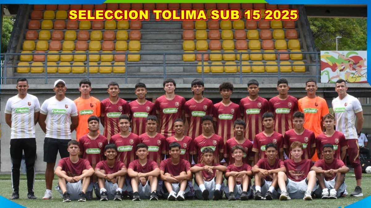 La selección Tolima de Fútbol Sub-15, invita en el zonal nacional clasificatorio