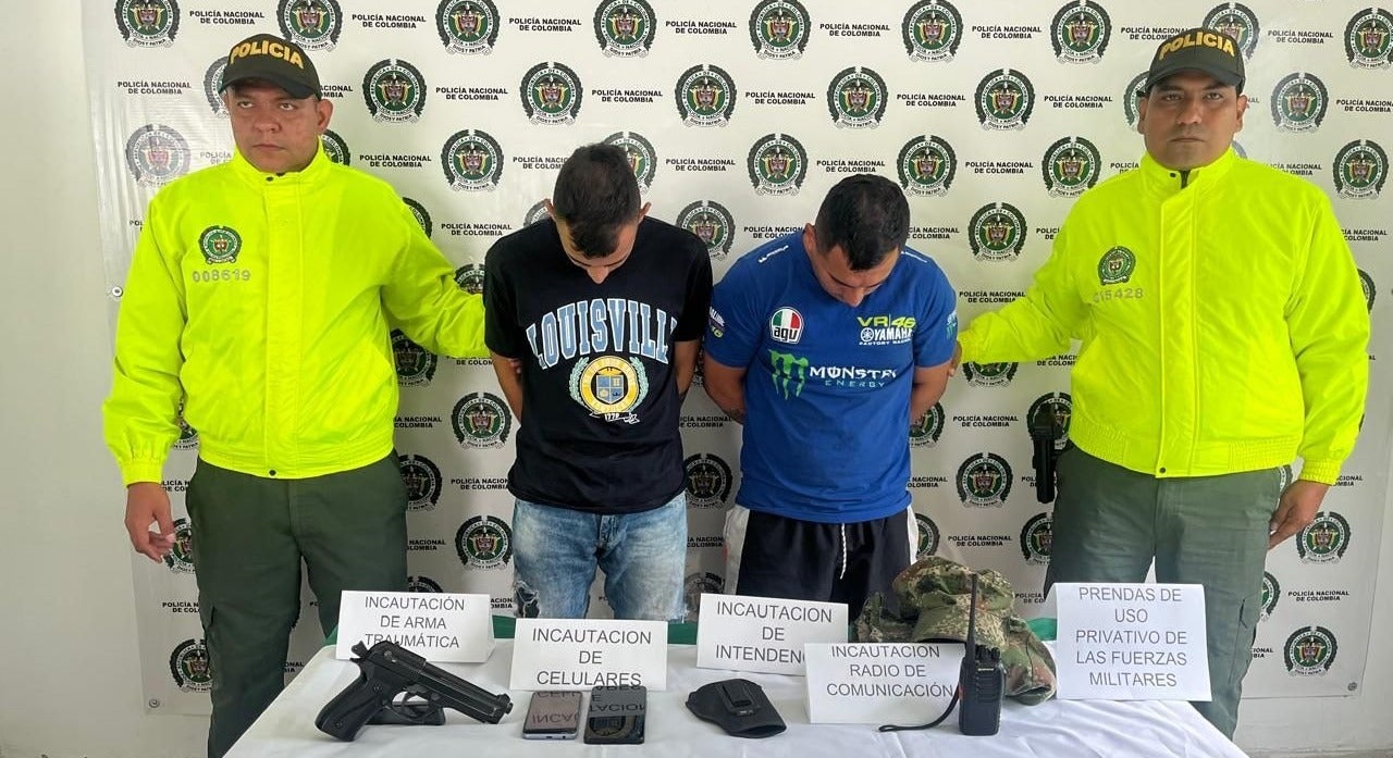 Captura extorsionistas