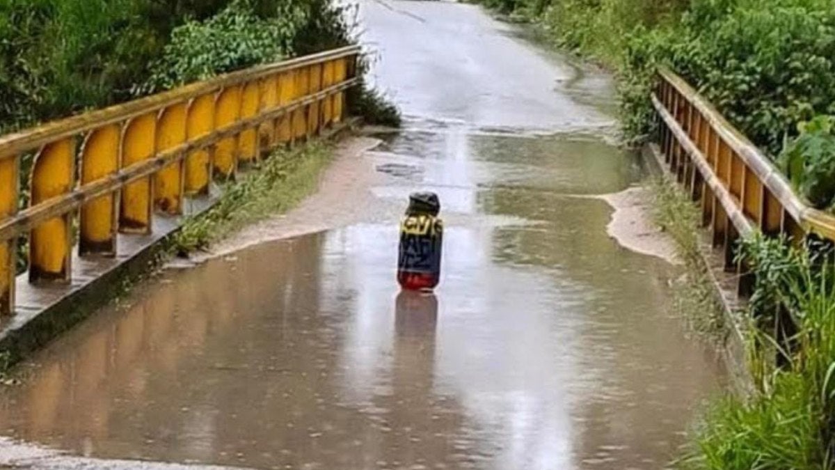 Cilindro disidencias | Vías San Antonio - Chaparral | Disidencias Tolima | Abril 2025