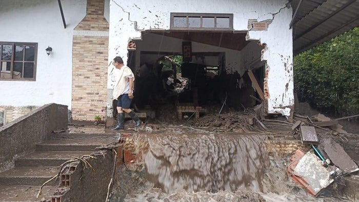 Emergencias lluvias por el Cañón del Combeima