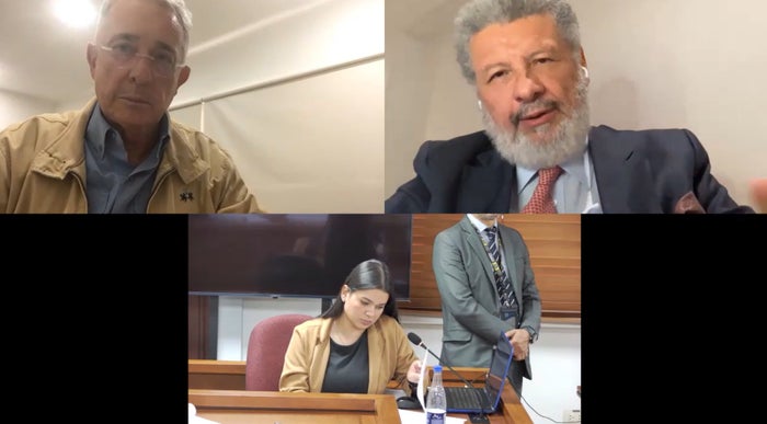 Expresidente Álvaro Uribe en juicio por supuesto soborno a testigos