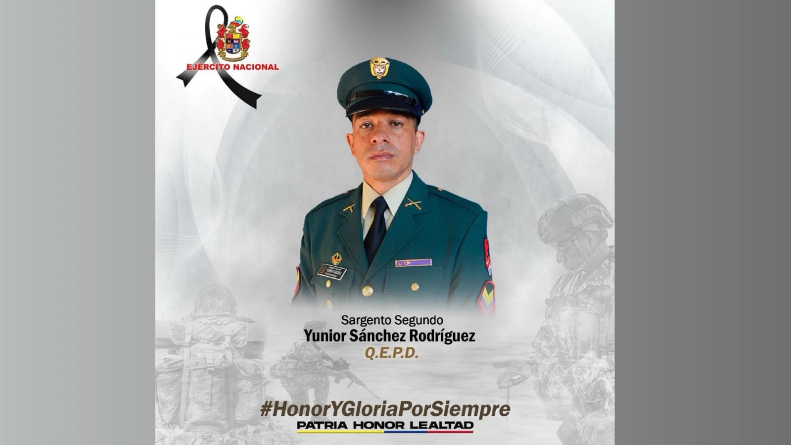 Soldado fallecido por inmersión