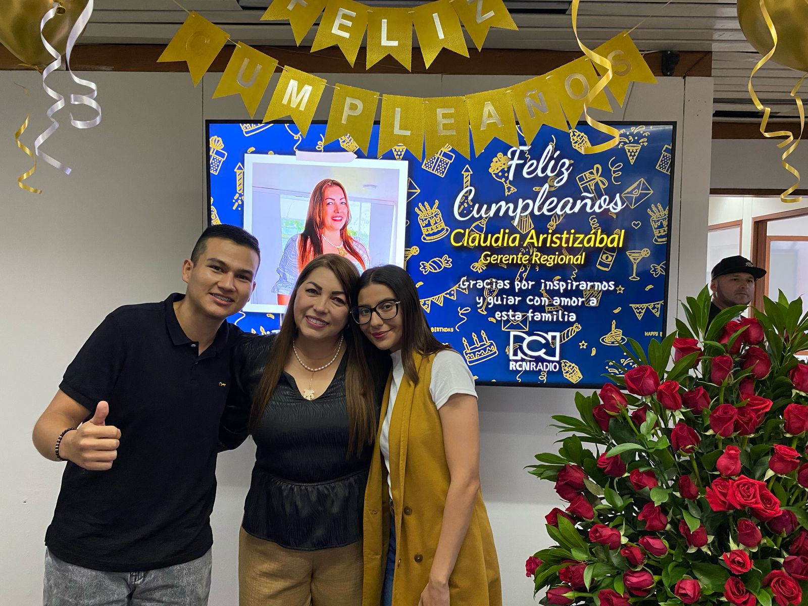 Cumpleaños Gerente Regional RCN Radio