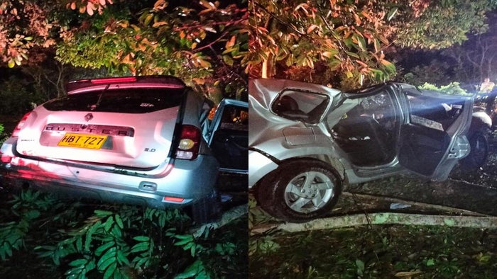 Accidente de Tránsito Chaparral 1 Vehículo Volcado 1 Accidente Sur del Tolima 1 Abril 2025