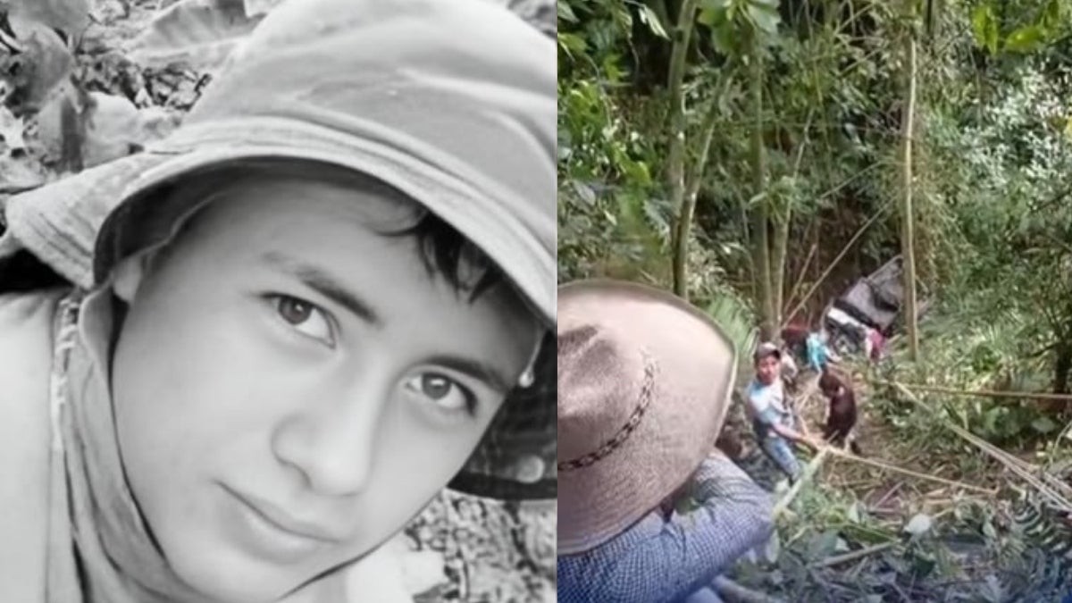 ¡Padre e hijo murieron al caer por un abismo en Rioblanco!