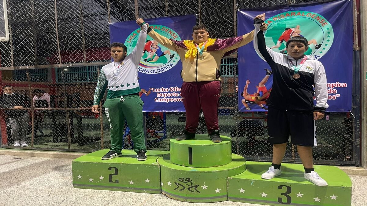 Los tolimenses Emmanuel Pérez y Santiago Palomino, campeones nacionales de Lucha