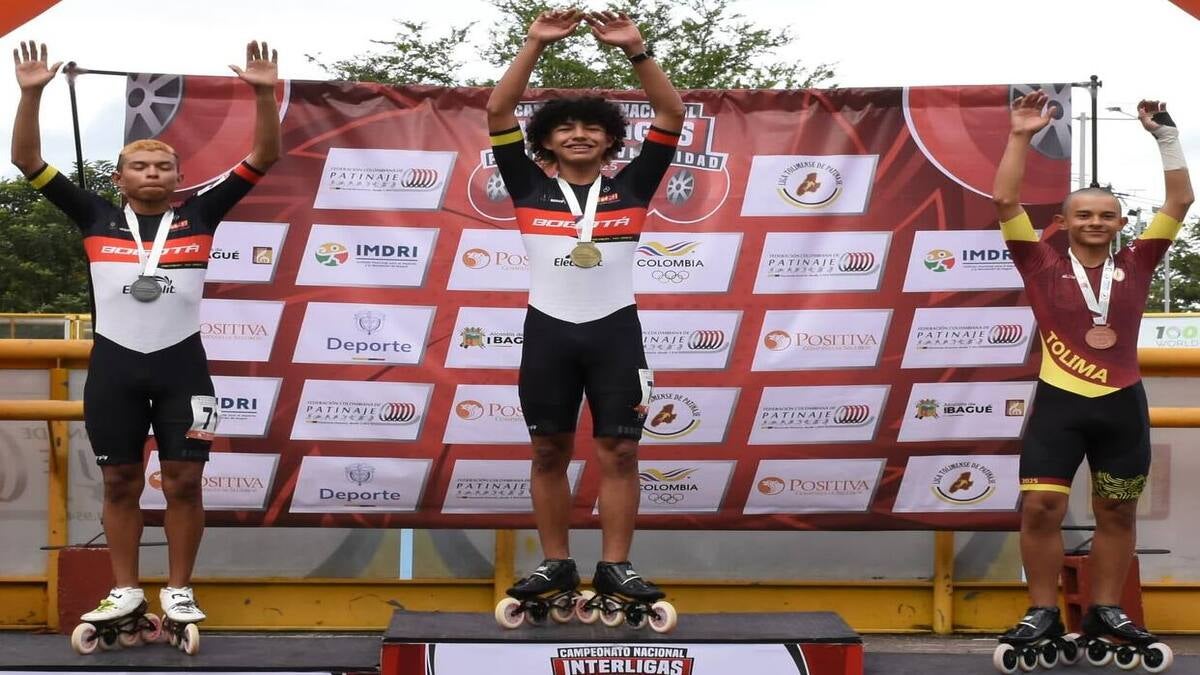 Juan Manuel Ramírez, medalla de bronce para el patinaje tolimense