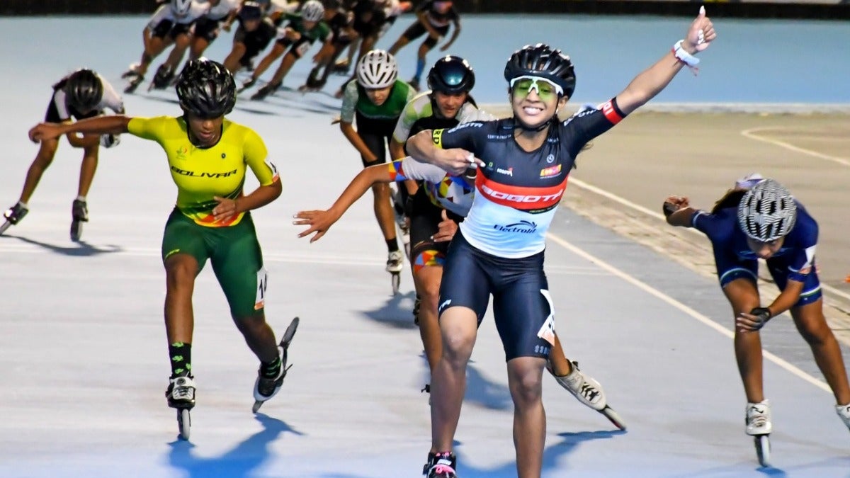 El Valle del Cauca, lidera el Nacional Interligas de Patinaje de Velocidad en Ibagué