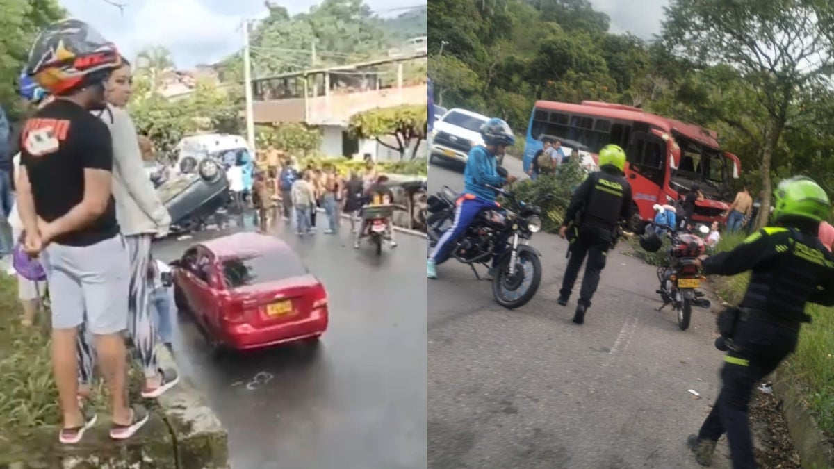 ¡Varios heridos dejaron dos graves accidentes en Ibagué este lunes!