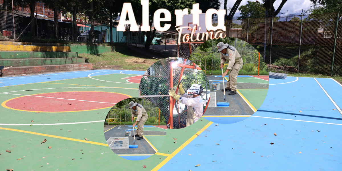 Alcaldía recuperó polideportivos de la comuna 11 de Ibagué
