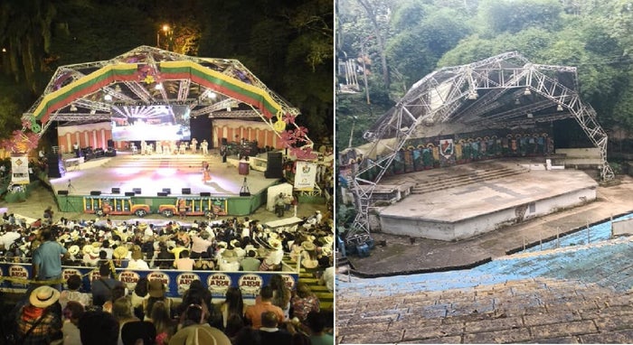 concha acustica antes y hoy