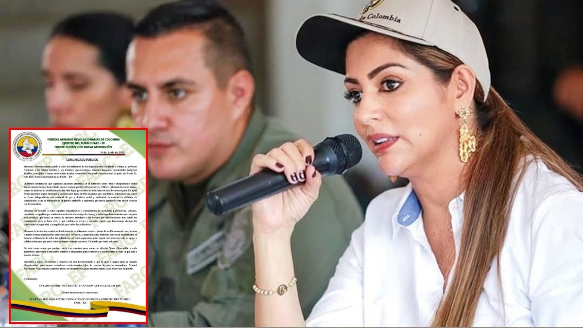 Presencia del Frente 13 en el Tolima prende las alarmas en el Gobierno Departamental