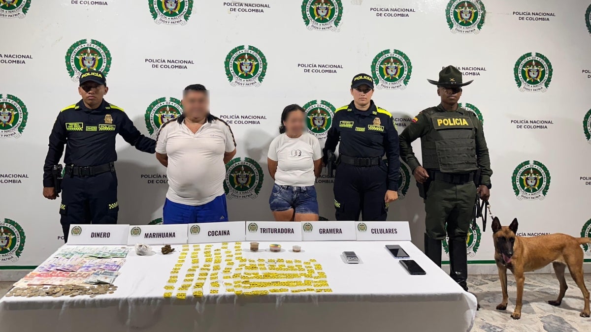 Capturados alias “El Profe” y “La Mona” por microtráfico en Ibagué