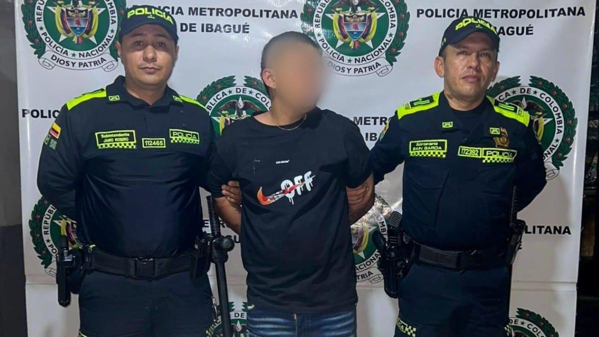 ¡Cayó alias “Juanito”! Lo atraparon con revólver en el norte de Ibagué