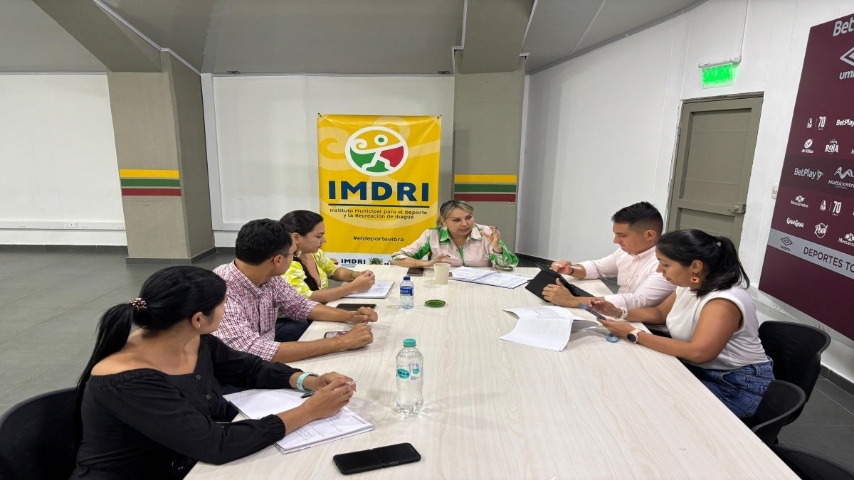 Alcaldesa de Ibagué - reunión IMDRI