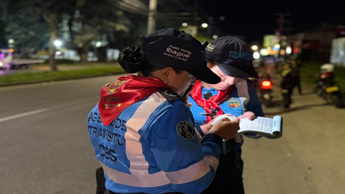 Autoridades de tránsito Ibagué