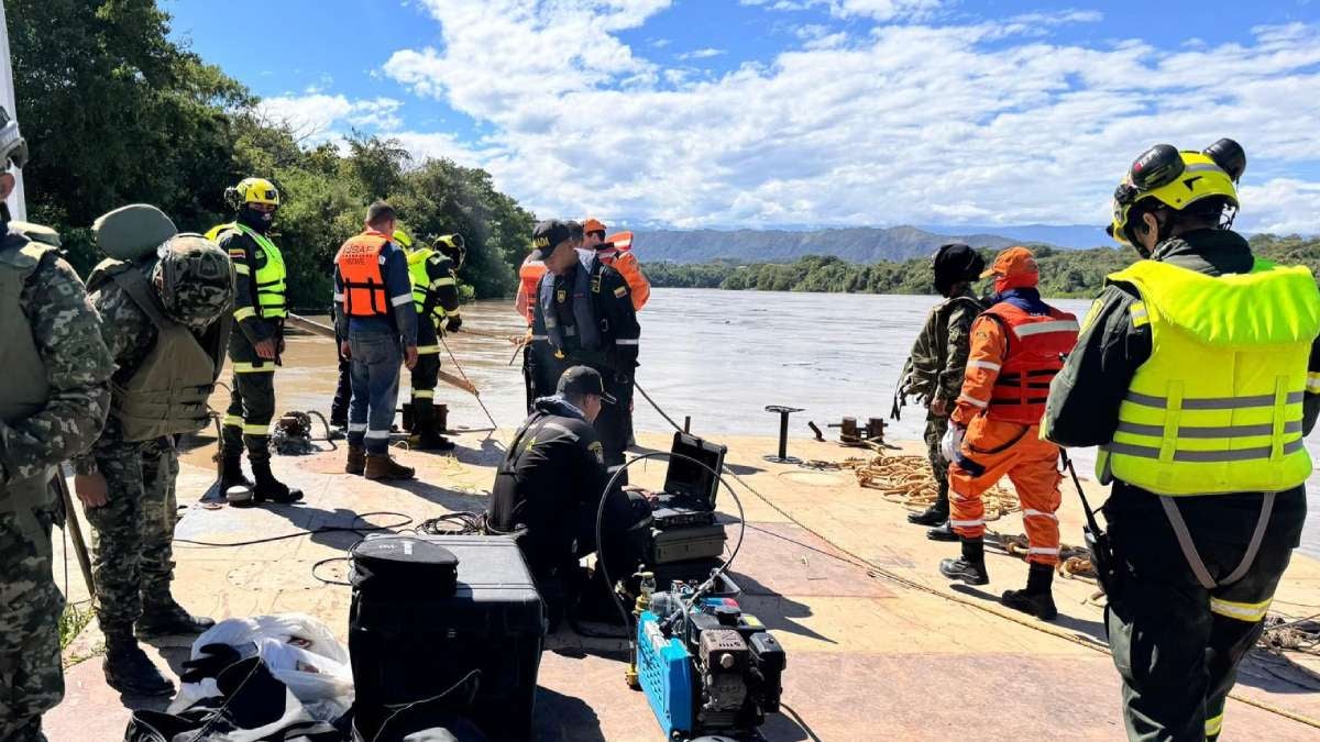 Búsqueda oficiales del Ejército | Militares Ejército | Río Magdalena | Julio 2025