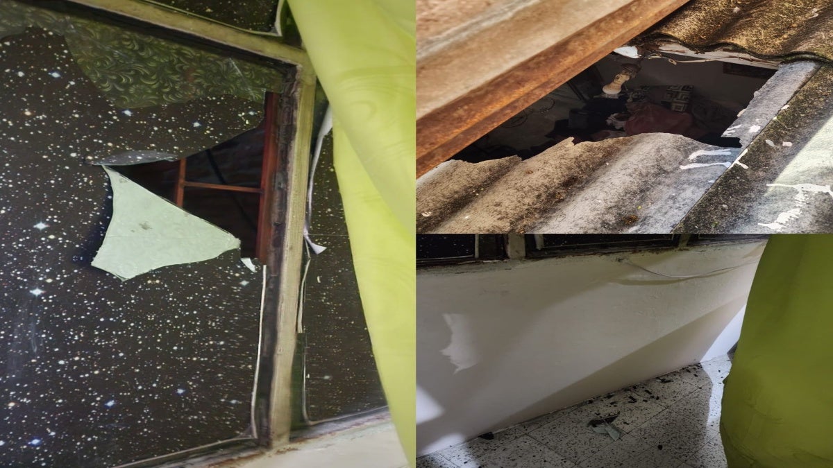 Daños en el barrio Restrepo